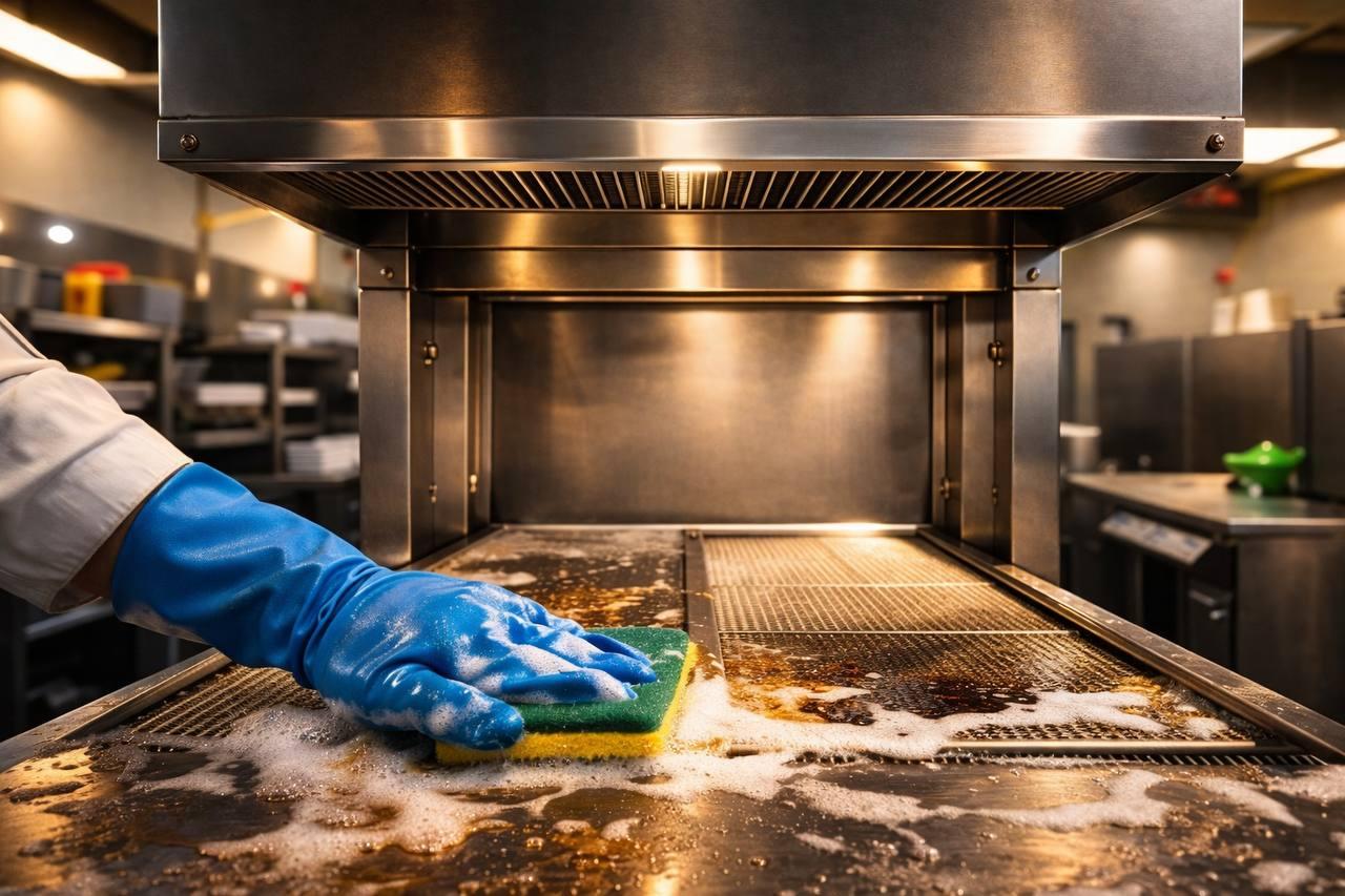 Conveyor Oven Cleaning